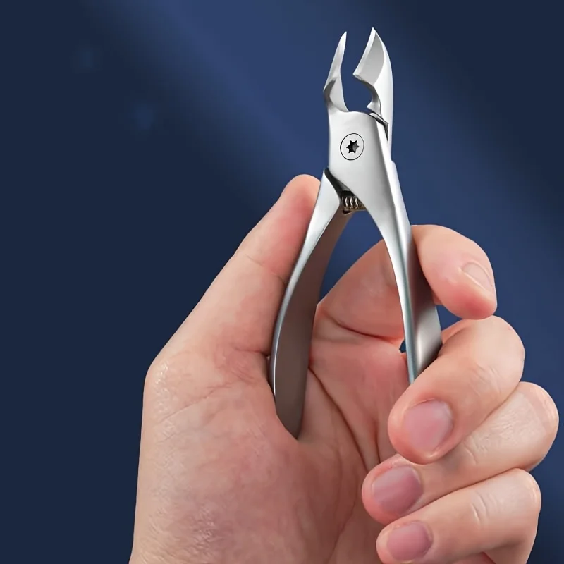 Stainless Steel Toenail Clippers with Eagle Beak Design | Precision Trimming for Ingrown & Thick Nails, Includes Tweezers, Odor- view 4
