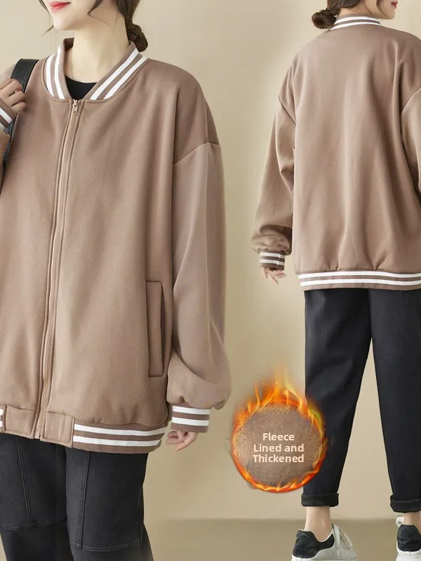 

Thiened Fce, женское винтажное художественное повседневное пальто Jaet, зимнее длинное пальто средней длины с застежкой-молнией све