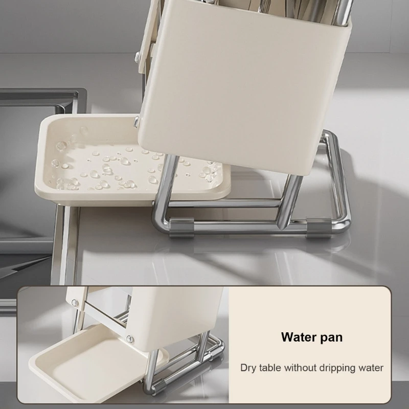 Q81C Compact Kitchen Castlery Block Slanted Insertion Multifunktion Cutleries Lagerregal