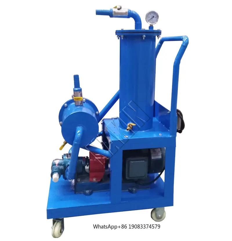 

Good Quality Portable Engine Oil Purifier Recycle Machinery Oil Hydraulic Oil Filtration Machine Cheap Price