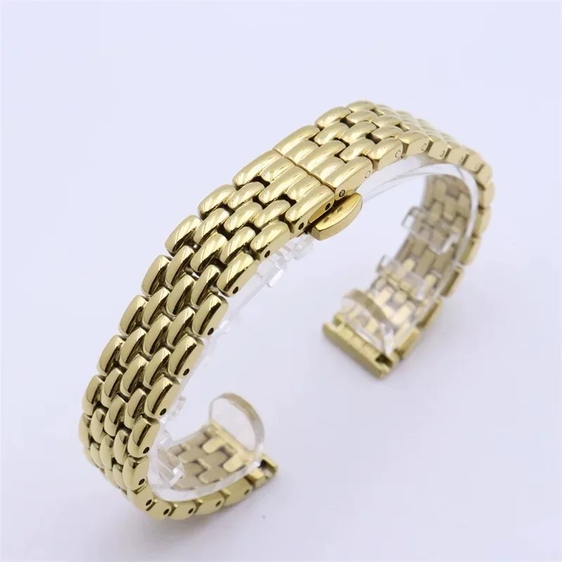 10mm 12mm 14mm 16mm Edelstahl-Uhrenarmband für Damen in Silber, Gold, Schwarz, Roségold, passend für jede Marke – Detail 6