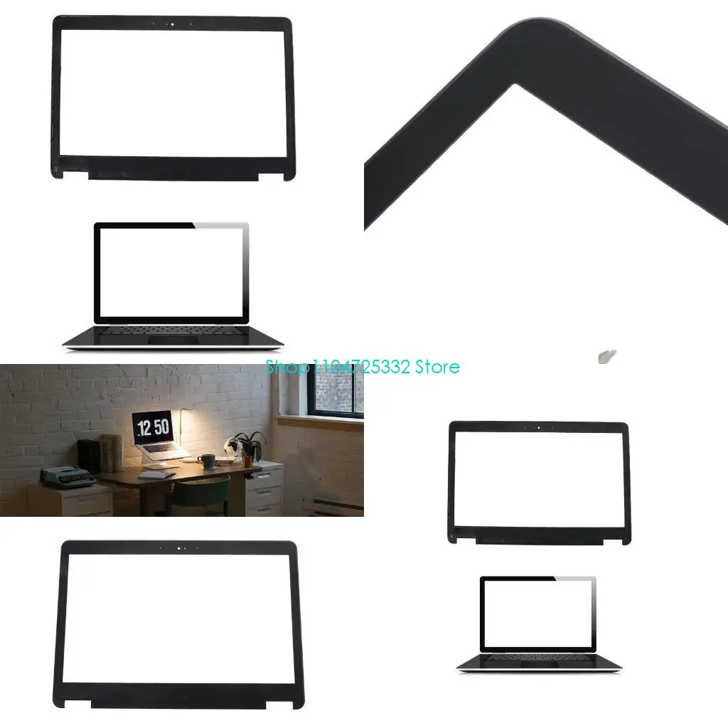P5EA Laptop LCD Front Frame Cover Bezel Laptop Accessories New/Original for Dell 7450 E7450 Laptop 33.7x23.3cm,Black