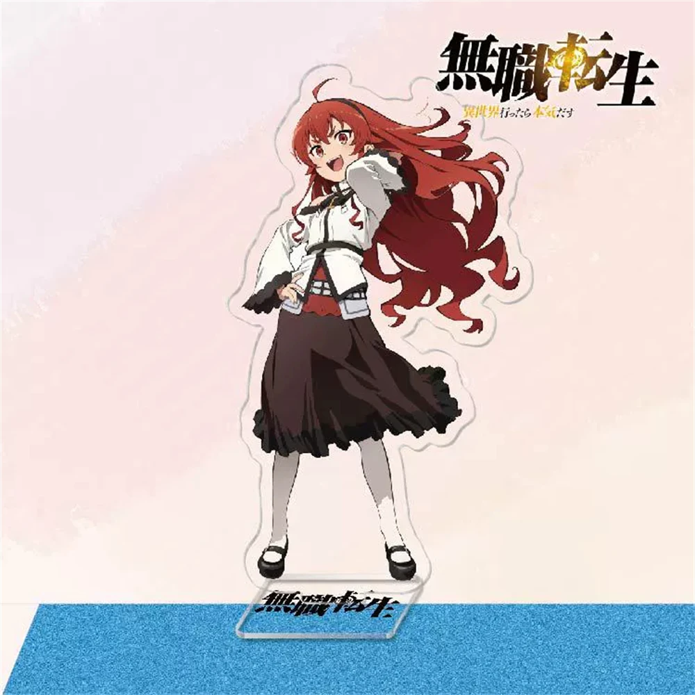 Anime Mushoku Tensei: Jobless Reincarnation Cosplay Acrylic Stand Ornaments Roxy Figure Stand Halloween Gifts