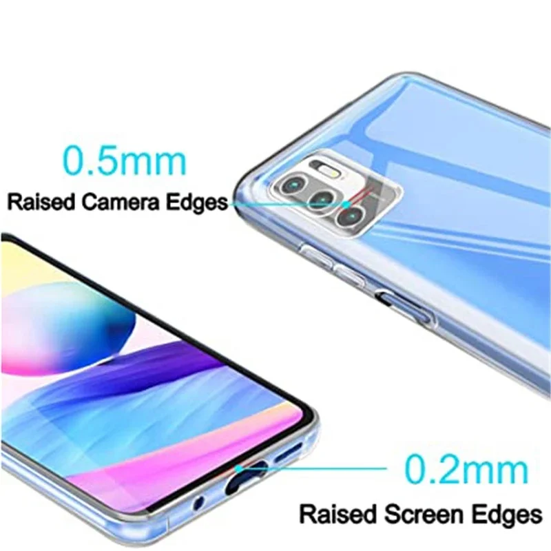 360 Full Body Front Silicone Back Hard Phone Case For Xiaomi Redmi Note 13 12 11 10 Pro 9 9S 8 8T 7 7 Pro Shockproof Clear Cover