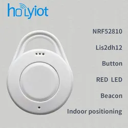 Holyiot nRF52810 iBeacon Tag 3 axis Accelerometer Sensor Bluetooth 5.0 low energy Module Beacon Indoor Positioning 1PC