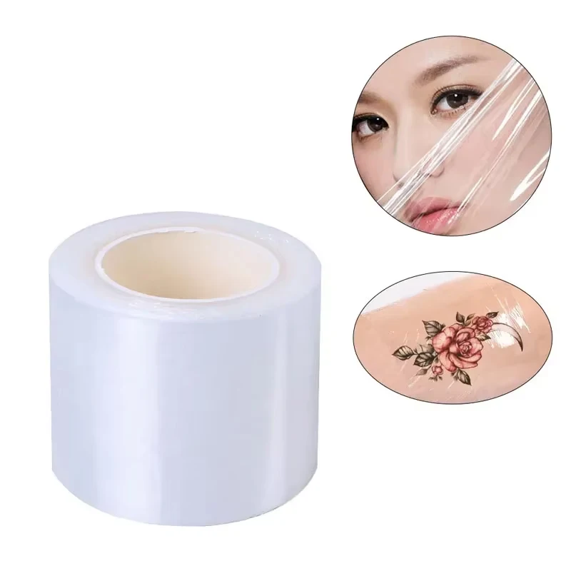 200m/Roll Clear Makeup Film Lip Eyebrow Tattoo Wrap Cover Eyelash Extension Glue Remover Lash Perm Lifting Film Microblade Tool - view 3