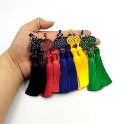 Handmade tassel rosette Accessories DIY jewelry pendant