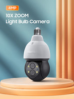 2MP 1080P Tuya APP Dual Lens 10X E27 Lamp Head Socket Wireless PTZ IP Dome Camera AI Humanoid Auto Tracking CCTV Baby Monitor