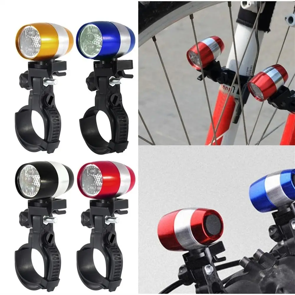 6 LED Bicycle Head Light Mountain MTB Bike Front Fork Handlebar Lantern Cycling Safety Warning Night Lamp Flashlight