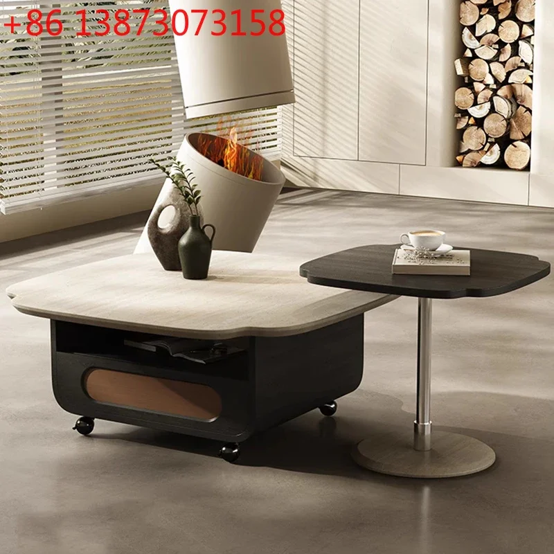 Nordic Luxury Coffee Table Decoration Modern Living Room Minimalist Unique Side Table Moving Designer Meubles Home Furniture
