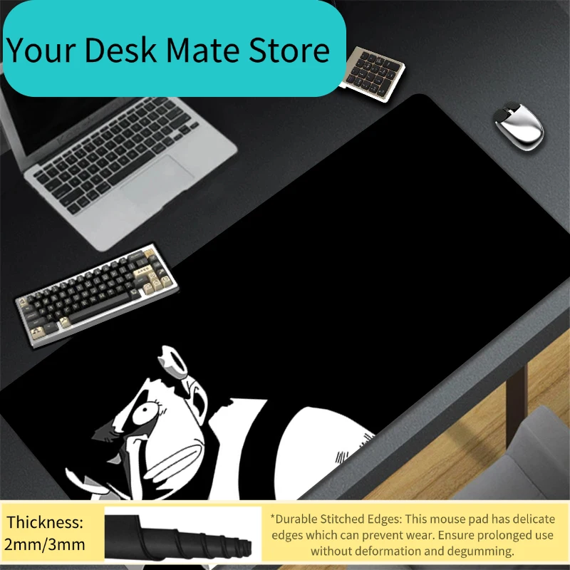 Anime HD Print Mouse Pad Soft Gaming Mousepad One Piece Rubber Computer Desk Mouse Mat Gamer Accessories Non-slip Keyboard Pad