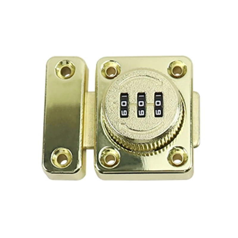 3Digit Combination Cabinet Lock Keyless Privacy Password Lock Rotary Latches G6KA