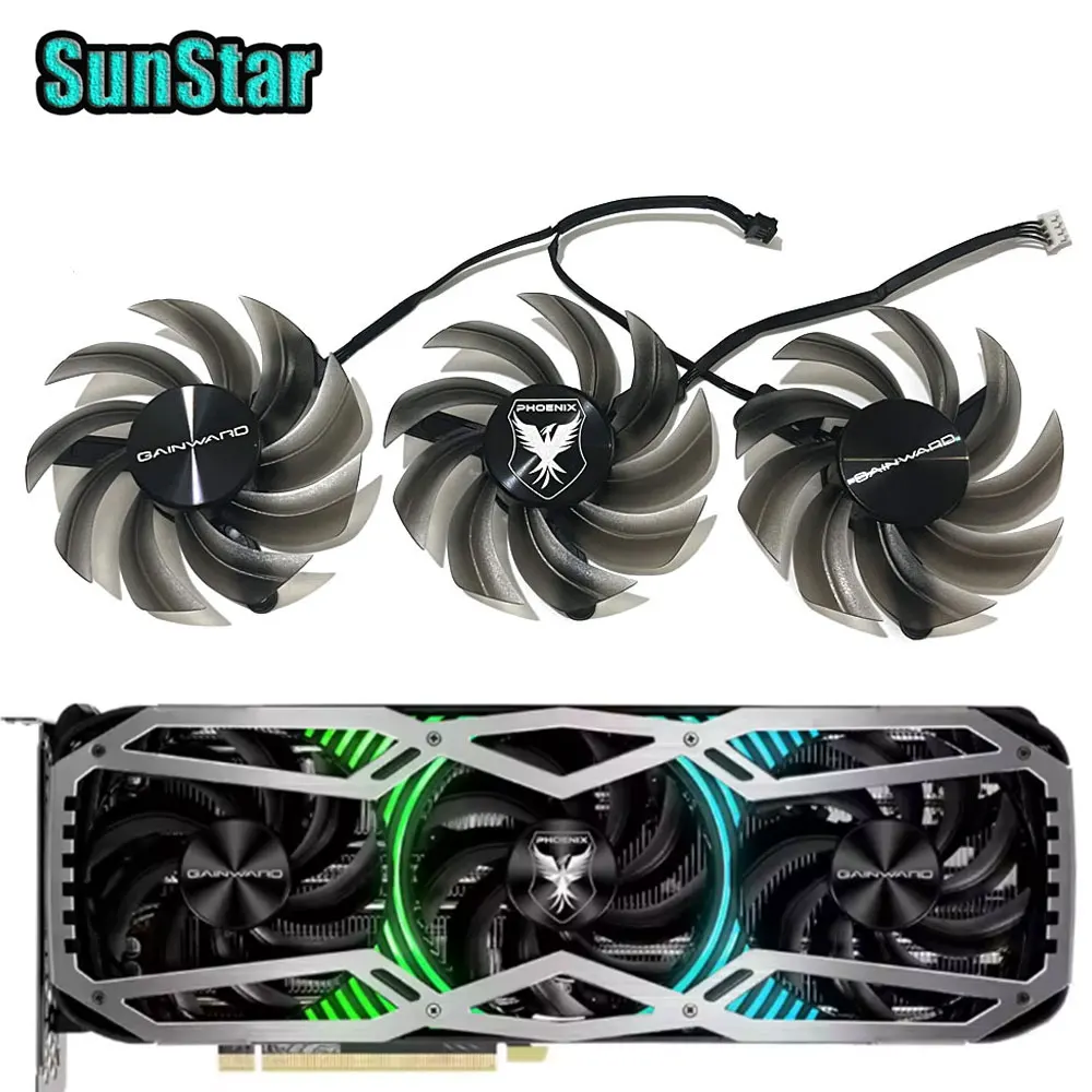 New Original 82MM RTX 3080 GPU Cooling Fan TH8015S2H-PCC01 FD8015U12D For Gainward RTX 3060Ti 3070 3080 3080Ti 3090 Video Card