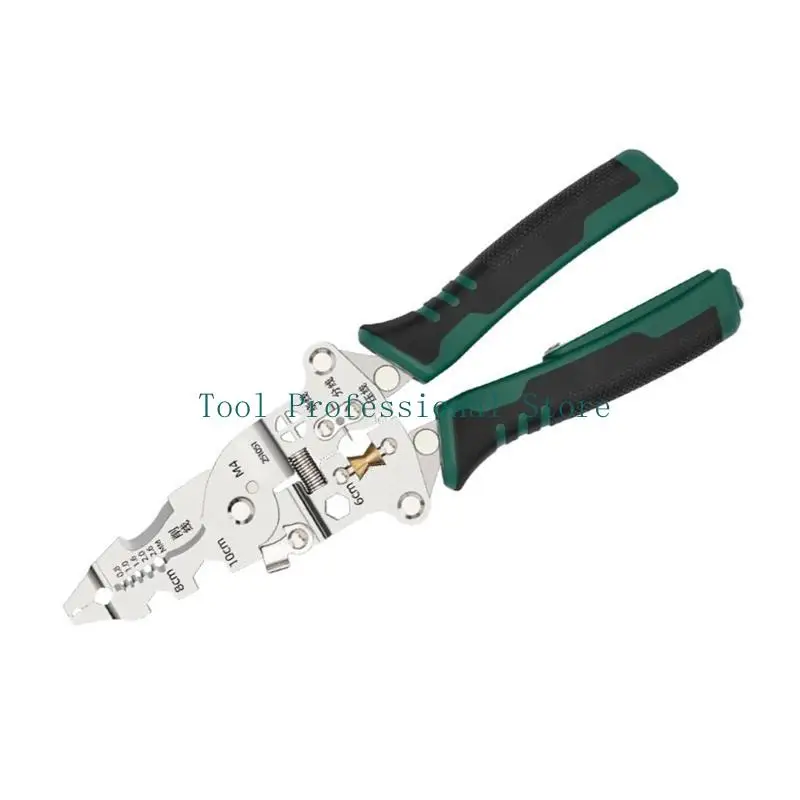 كماشة تجريد الأسلاك 57QF مع كماشة كهربائي لقياس الكهرباء 11 في 1 كماشة تجريد الأسلاك متعددة الوظائف #3