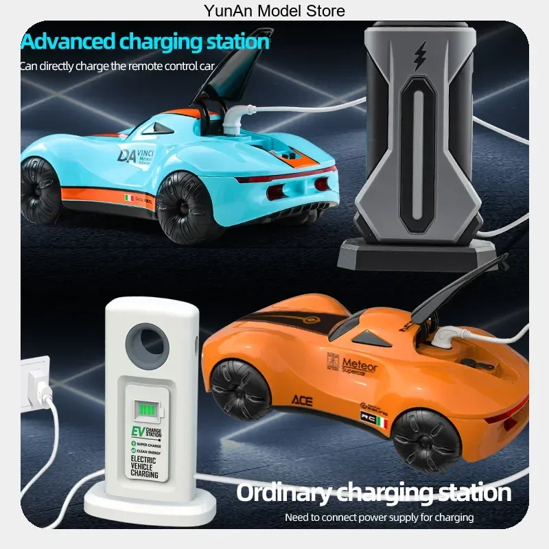 In Stock New Energy RC Stunt Car 2.4GHz Remote Control Hobby Model Gesture Sensing With LED Lights Music & Spray Effects Collect