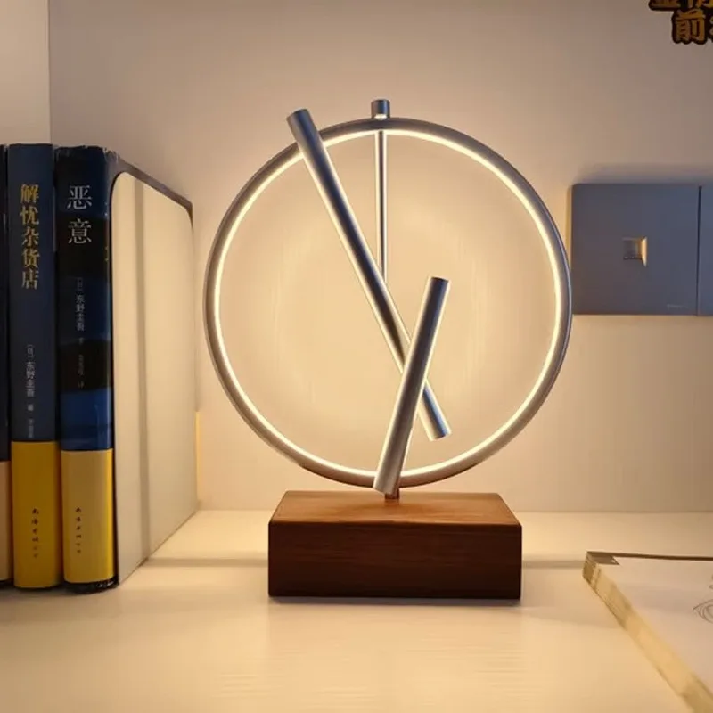 Tabletop ornament perpetual motion machine night light chaos Newton pendulum anti-gravity
