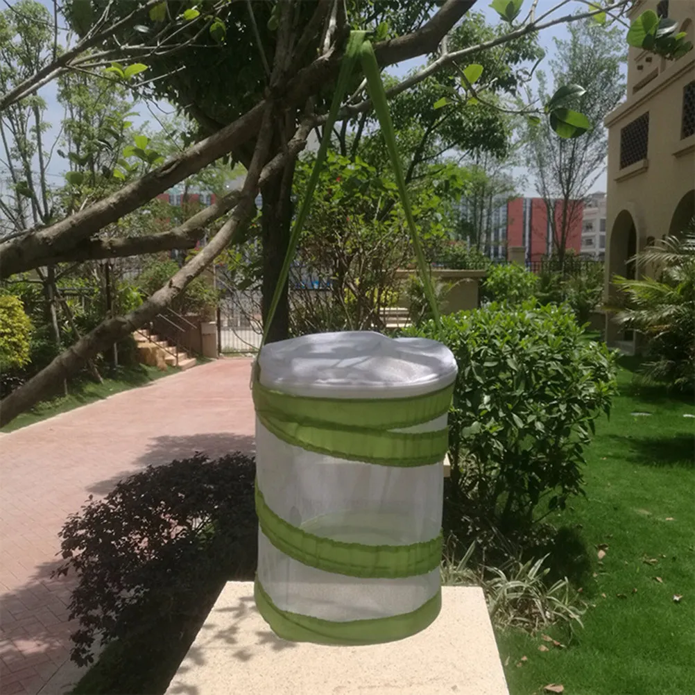 2 Pezzi Gabbia per Insetti per Bambini da Esterno, Portatile con Manico, Scatola per l'Osservazione della Natura, Casa per Insetti per Bambini