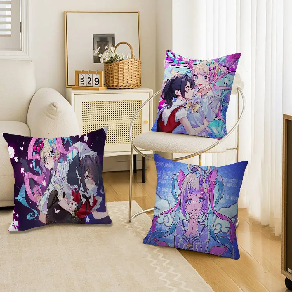 

Needy Girl Streamer Overload Anime Personalized Picture Text Home Decorative Pillows Household Gifts 45x45cm
