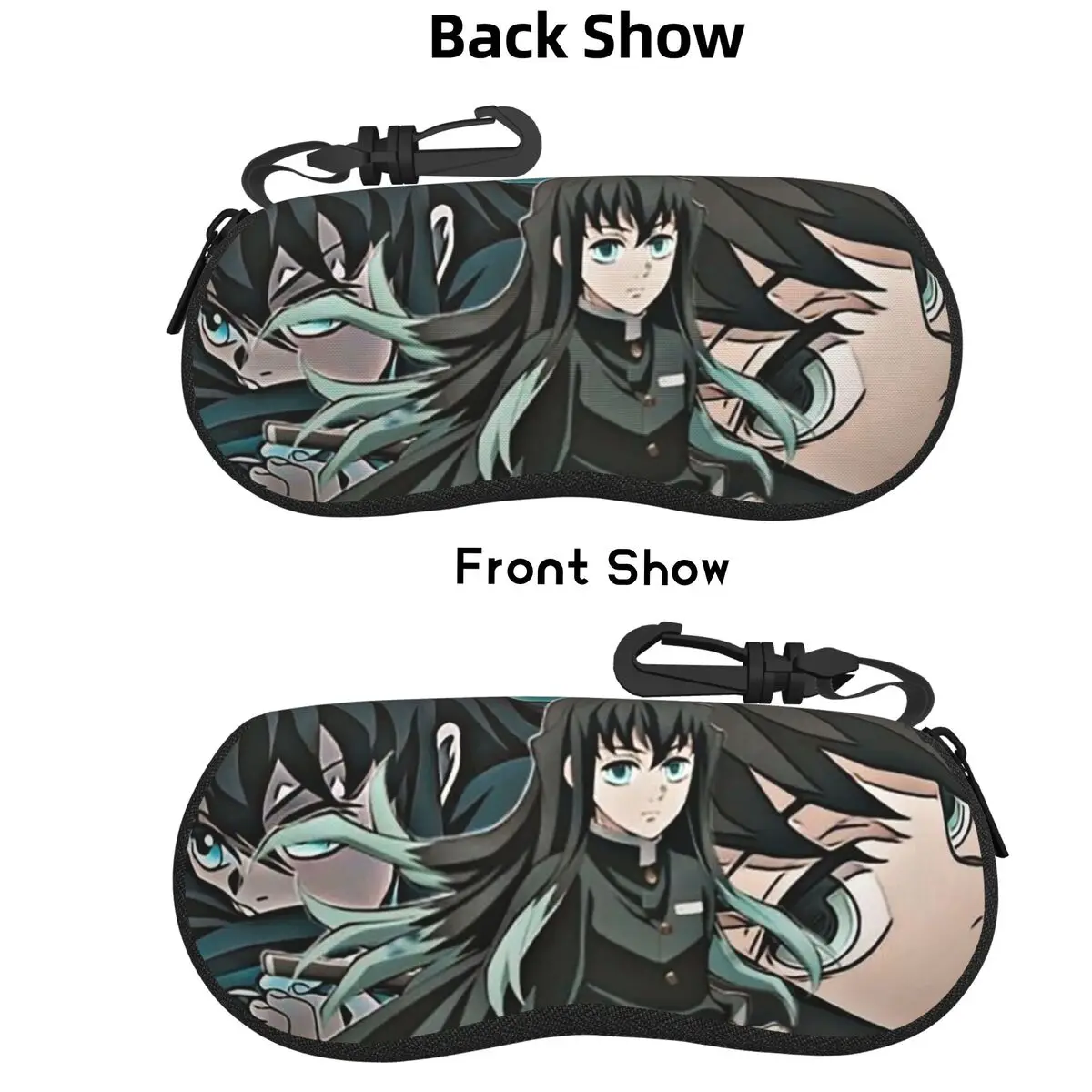 

Muichiro Tokito чехол для очков защитная коробка для солнцезащитных очков женская и мужская мягкая сумка для очков