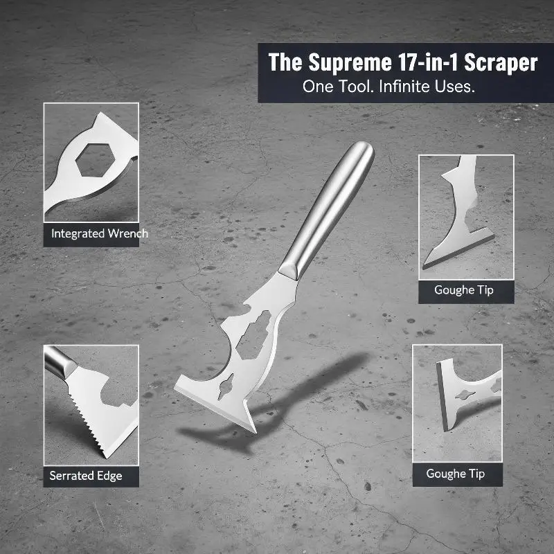 1PC Putty Knife Paint Scraper Hand Tool Multifunction Painters Knife Taping Knife For Removing Caulk Painting Wood And Wallpaper