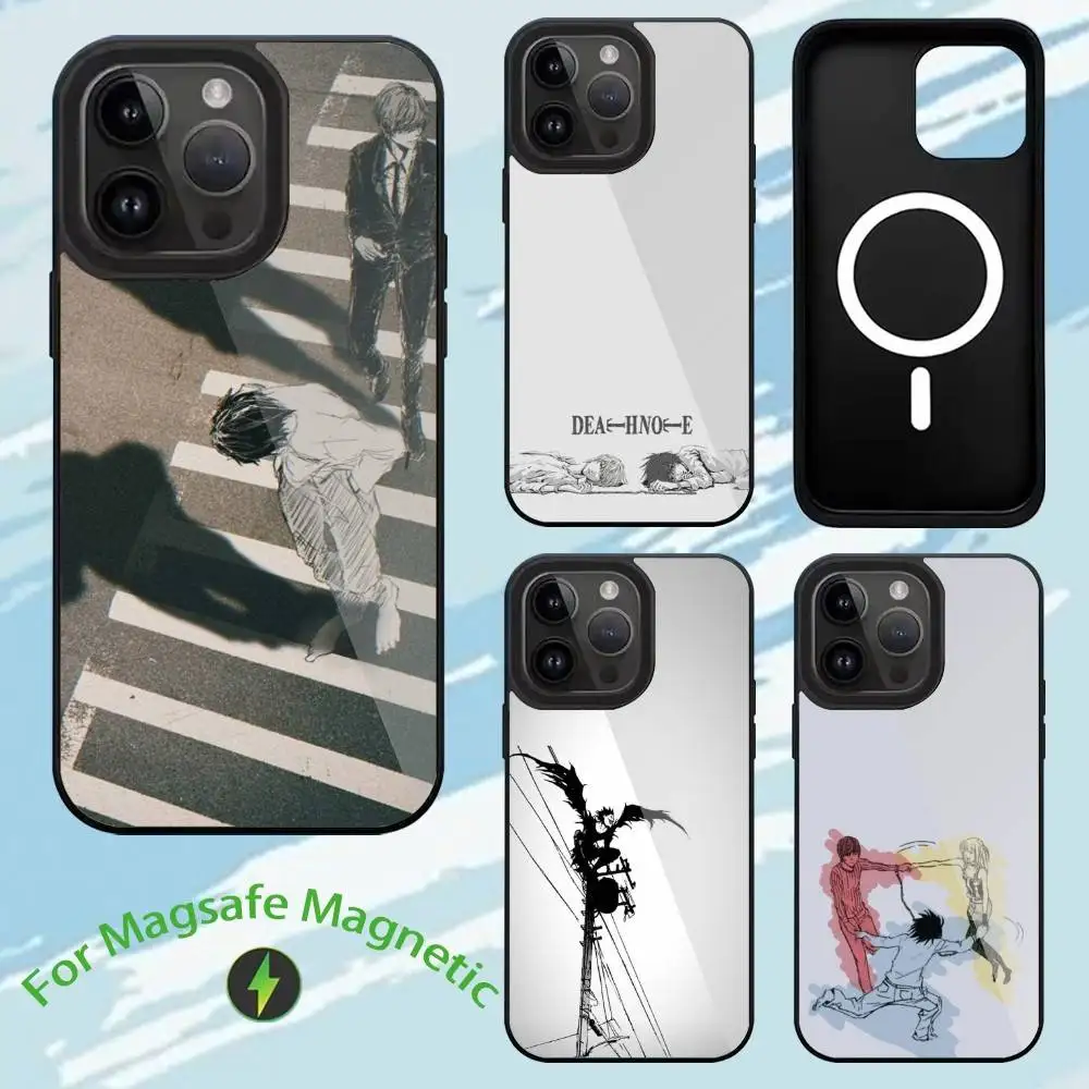 

Anime D-Death Noter Phone Case For iPhone 17,16,15,14,13,12,11,Plus,Pro,Max Magsafe Magnetic Wireless Charging