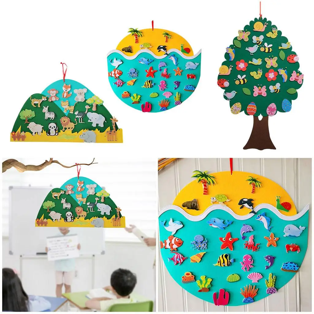 brinquedos-sensoriais-montessori-para-bebes-painel-de-feltro-com-animais-e-historias-para-criancas-pequenas