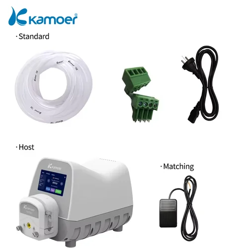 Imagen 2 del producto Bomba Peristáltica de Alto Flujo Kamoer UIP E de 0.5-1500 ml/min para Laboratorio, Envasado de Alimentos y Bebidas, 7.9 mm x 11.1 mm