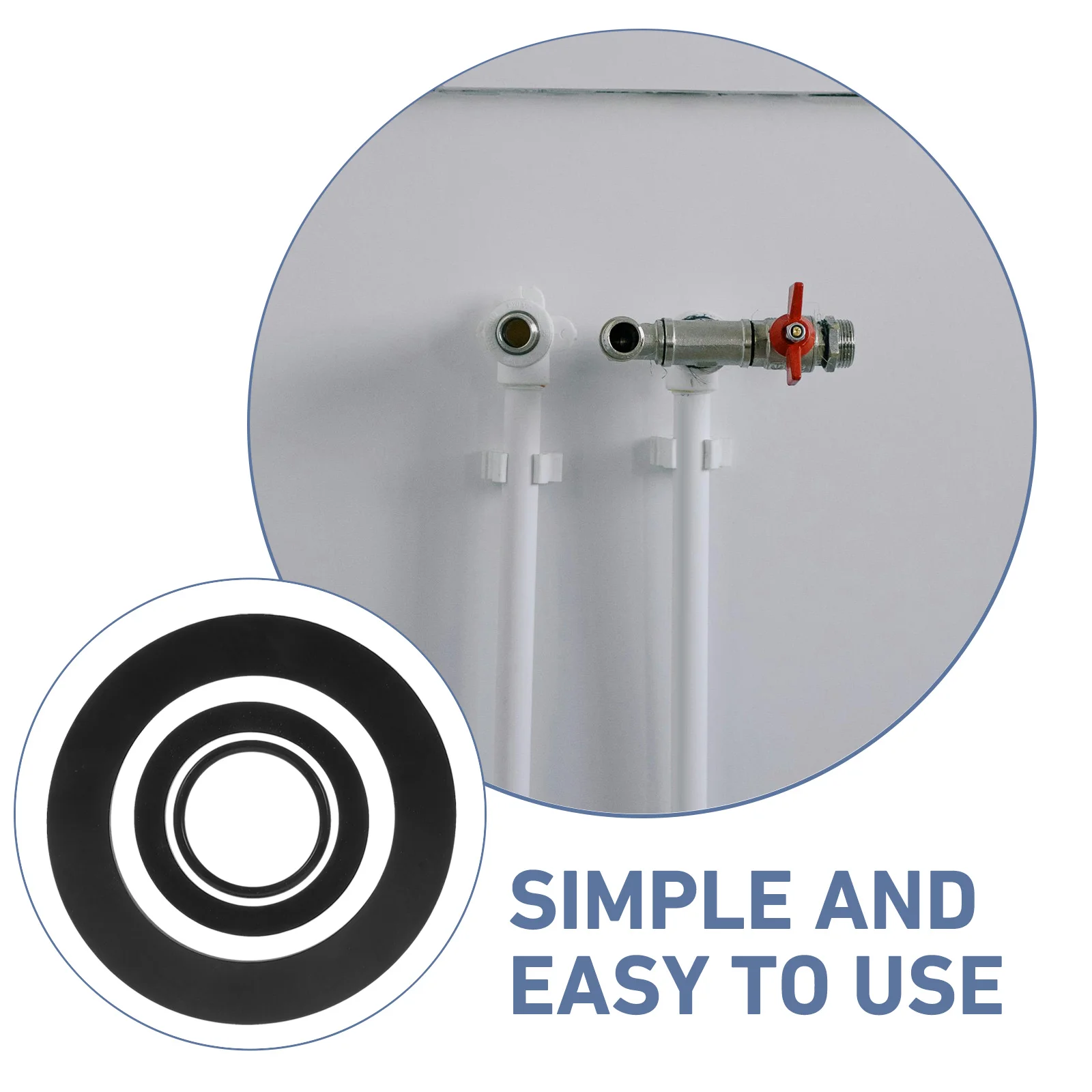 

6 шт., плунжерные клапаны для бассейна, запасные части для шайбы, резиновое уплотнительное кольцо для спа-басейнов, запасные части для шайбы для бассейна