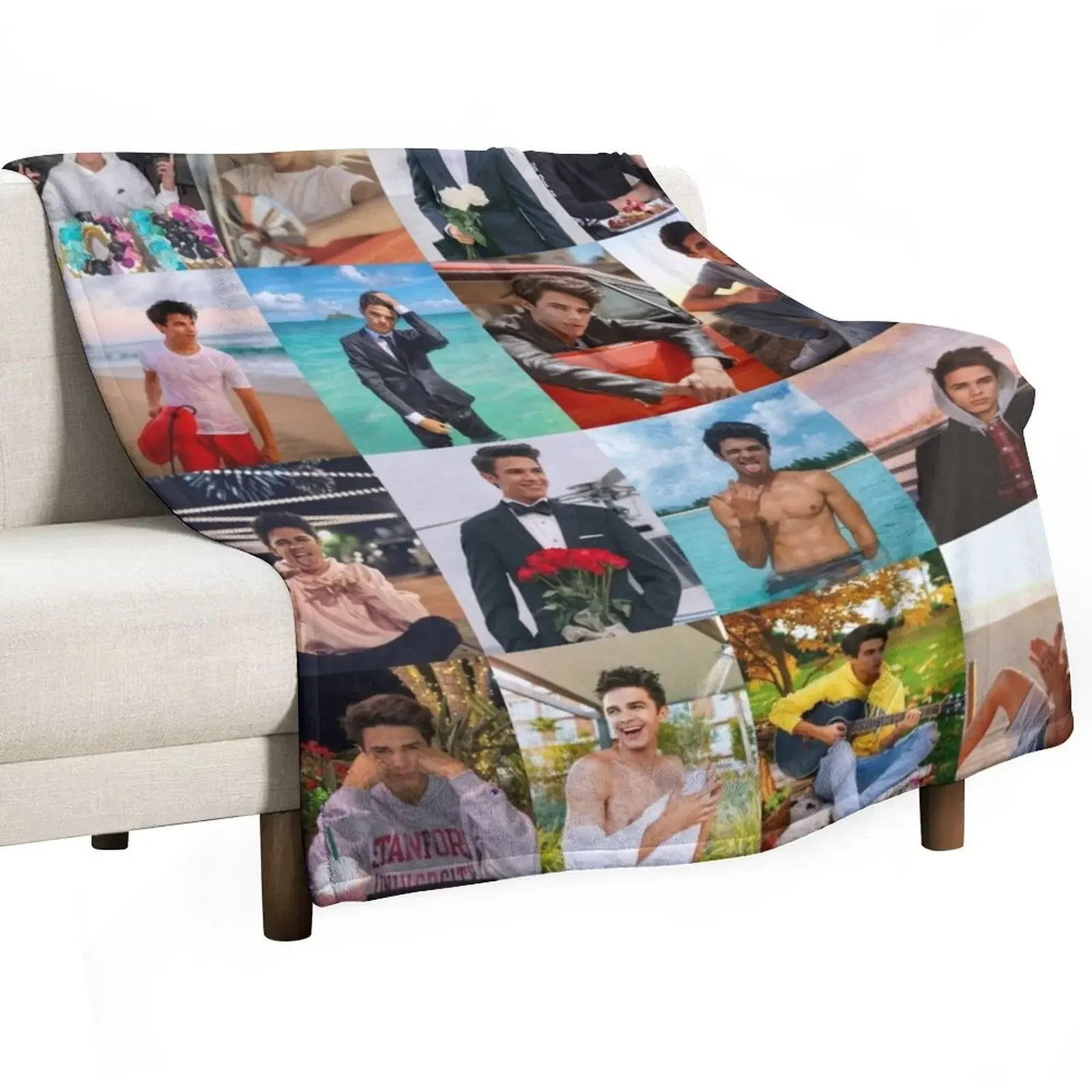 

Brent Rivera Throw Blanket Weighted heavy to sleep Fashion Sofas Blankets