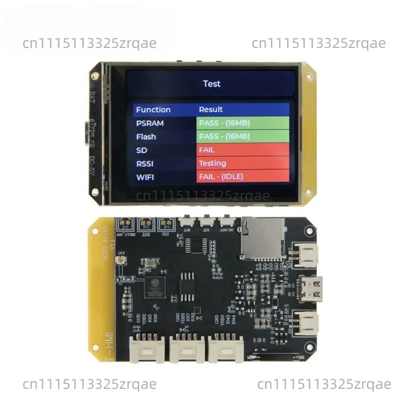 TTGO T-HMI ESP32-S3 Development Board 2.8'' ST7789 LCD Touch Display WIFI Bluetooth for Microcontroller Programmers