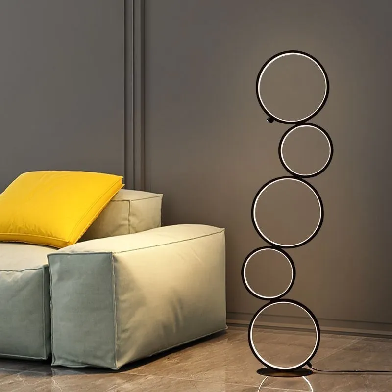 Modern LED Strip Floor Lamp For Bedroom Bedside  Living Room Sofa Ambiance Vertical Table Lamp Study Reading Lights Fixtures