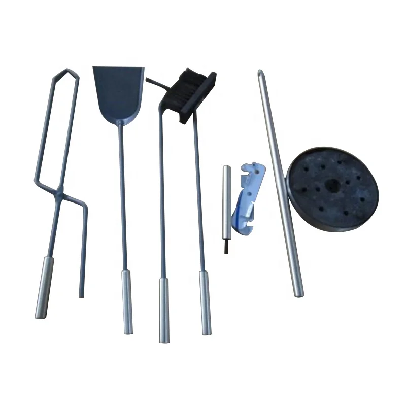 Fireplace Tools Set Includes Fire Poker Shovel Brush Tong and Stand Eas Metal Fireplace Tool Accessories