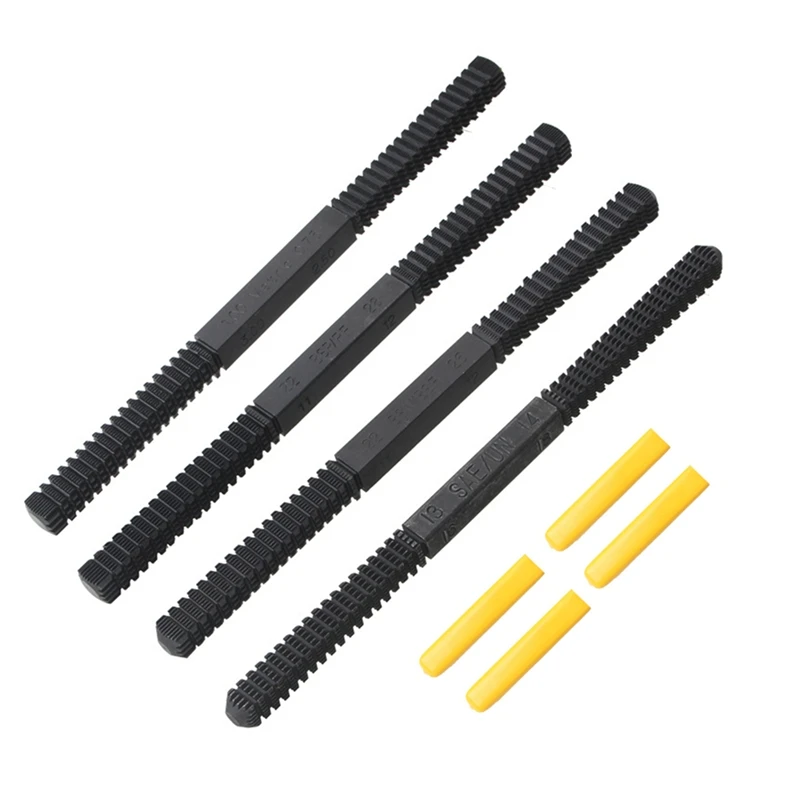 4PCS ซ่อมเครื่องมือแบบพกพาด้ายคืนแฟ้มสําหรับ Studs ท่อสกรูสําหรับ BSP/PF SAE/UN BSW/BSF เมตริก