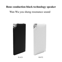 Bocoice Bone Conduction Loudspeaker Ultrathin Wirelessly Bluetooth Speakers Mini Portable Loud Stereo Sound Built-in Mic Boombox