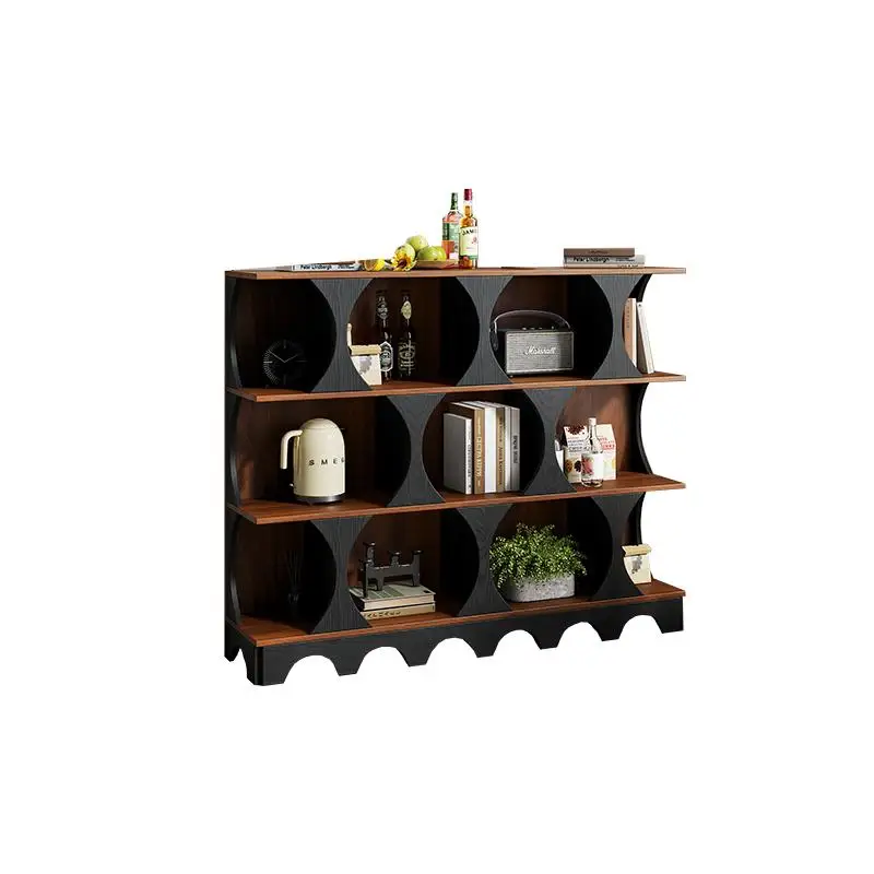 Retro solid wood locker living room storage cabinet bedroom bedside table