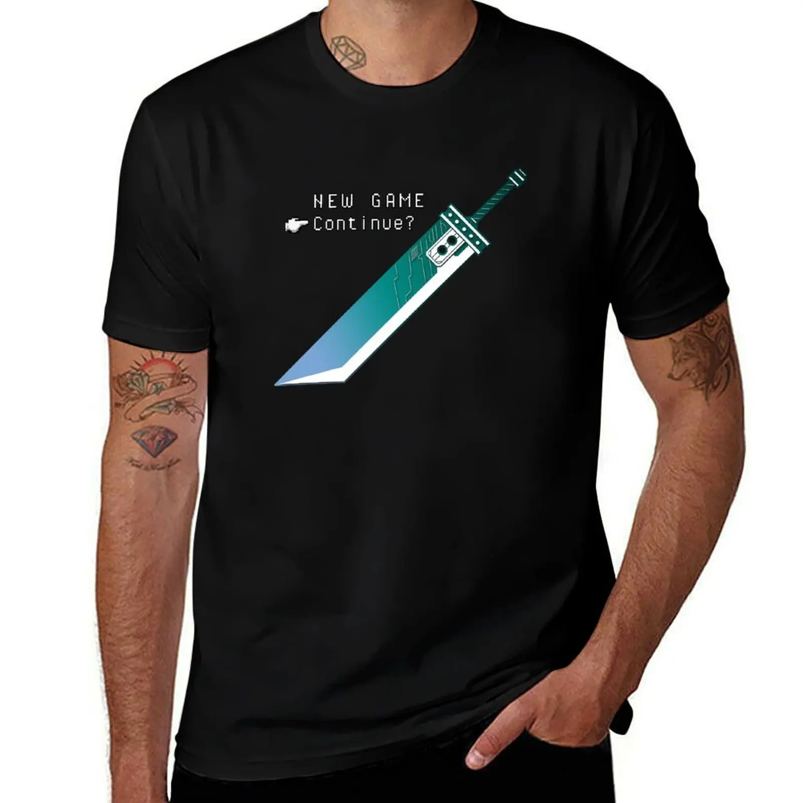 New Game, Continue? T-Shirt t shirts for man graphic tees T-Shirt