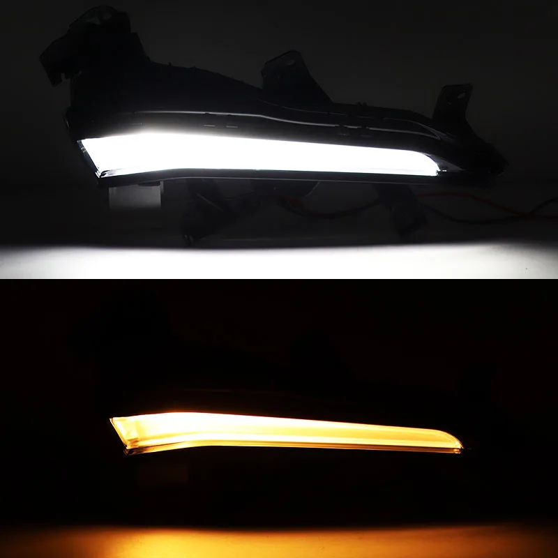 For Peugeot 508L 2019 2020 LED Front Daytime Running Light DRL Turn Signal Light Fog Light Driving Lamp 1638037880 1638037780