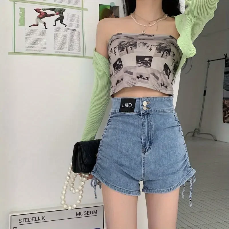 

Booty Jorts 2024 Tight Denim Shorts for Women Skinny Short Jean Pants Woman Normal Offer Free Shipping Designer Comfy Low Price