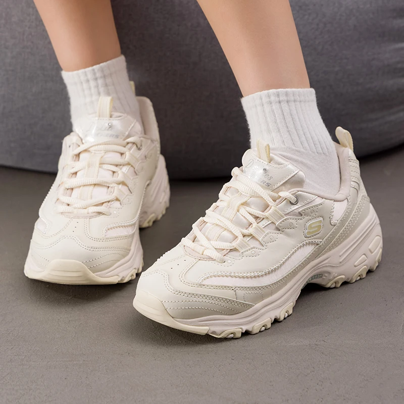Skechers Women's Shoes Original Lightweight Fashionable Wear-Resistant Non-Slip New Fitness Training Outdoor Sports Casual Shoes 149463-Ofwt-1