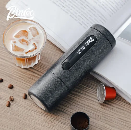 Bincoo portable coffee machine electric dual-purpose vehicle outdoor camping extractor [capsule powder dual-purpose]