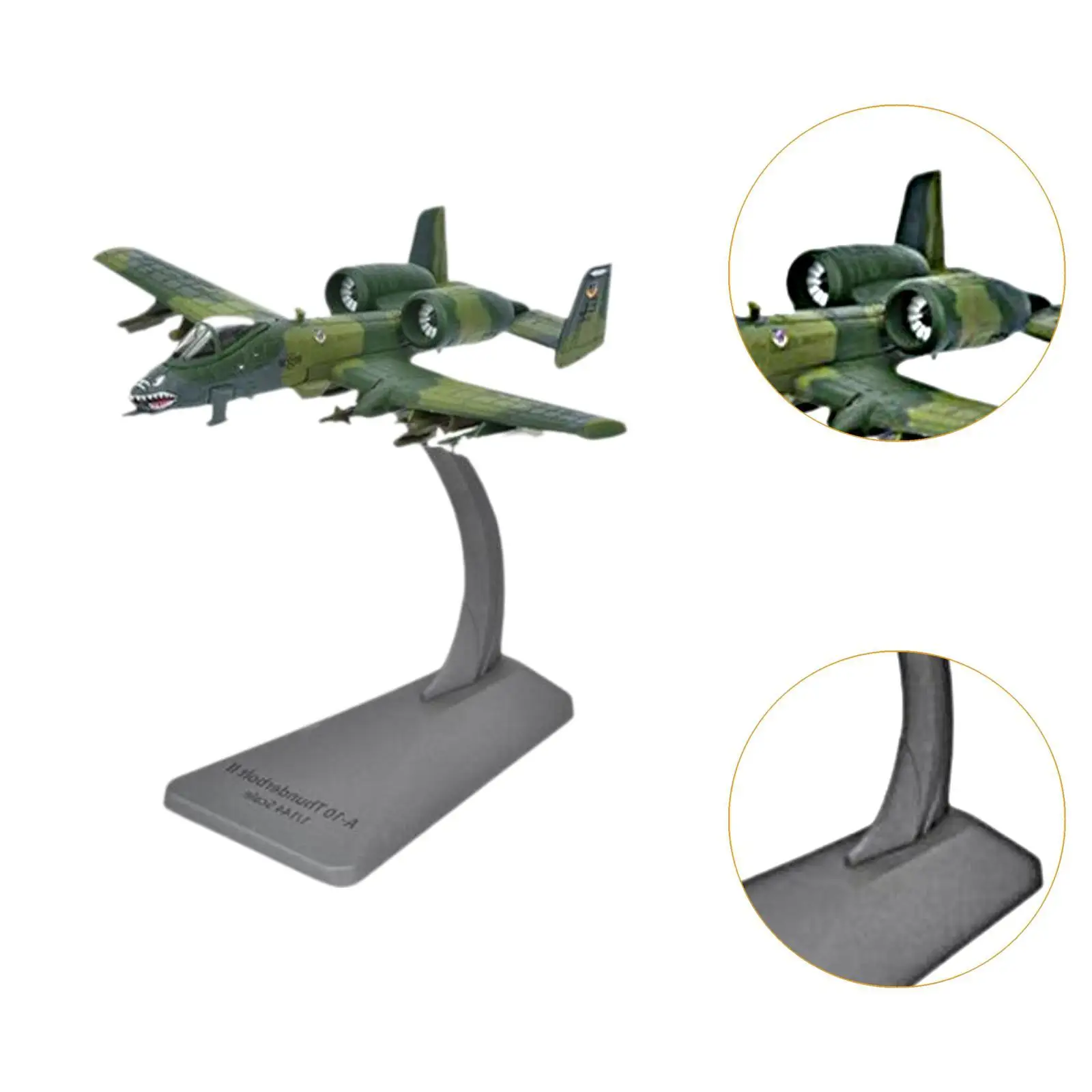 Modelo de avión de metal a escala 1:144 para sala de estar y dormitorio