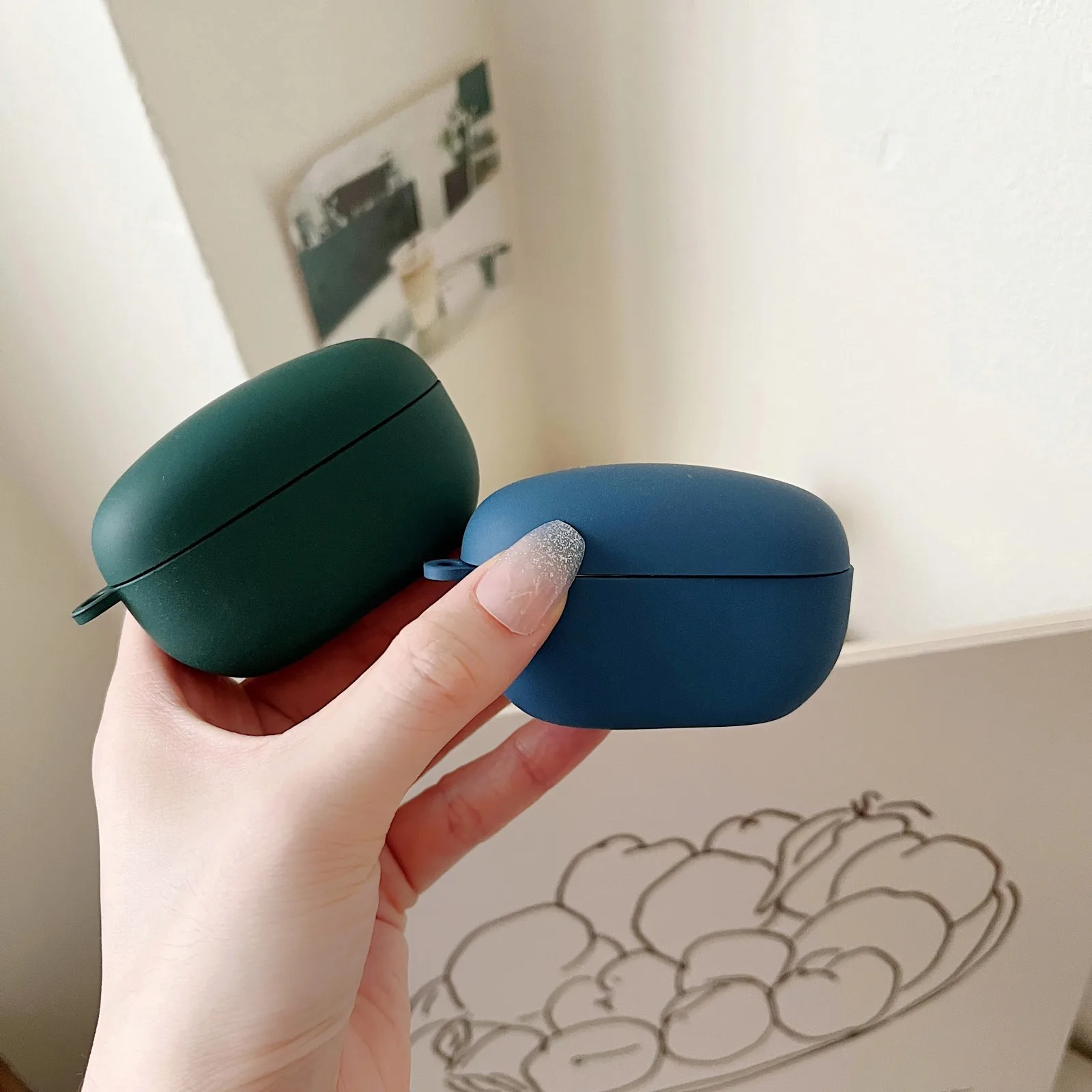 Candy Colors Earphone Cases For 2023 New Sony WF-1000XM5 Solid Color Hard PC Matte material Headset protective cover with Hook