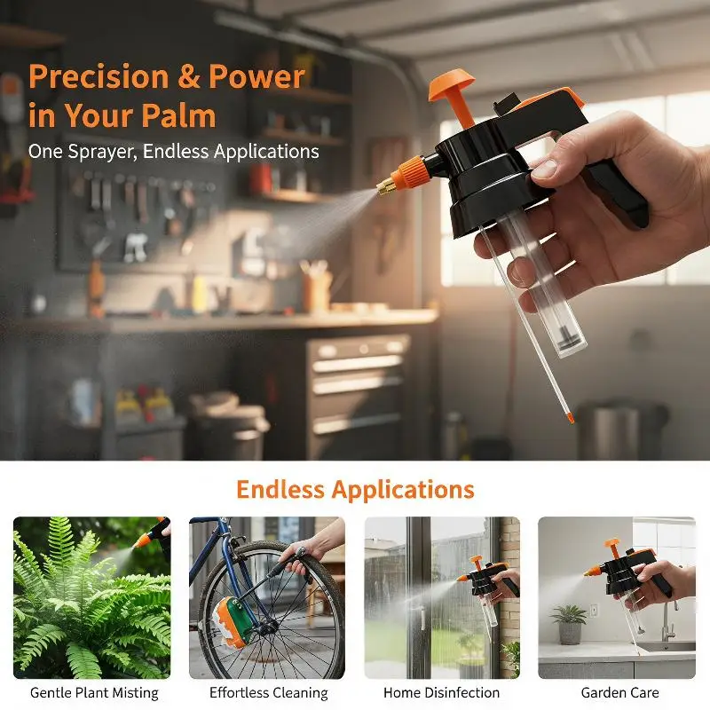 High Pressure Air Pump Spray Nozzle 1/5pcs Practical Gardening Tool Spray Head for Flower Plant Irrigation Use