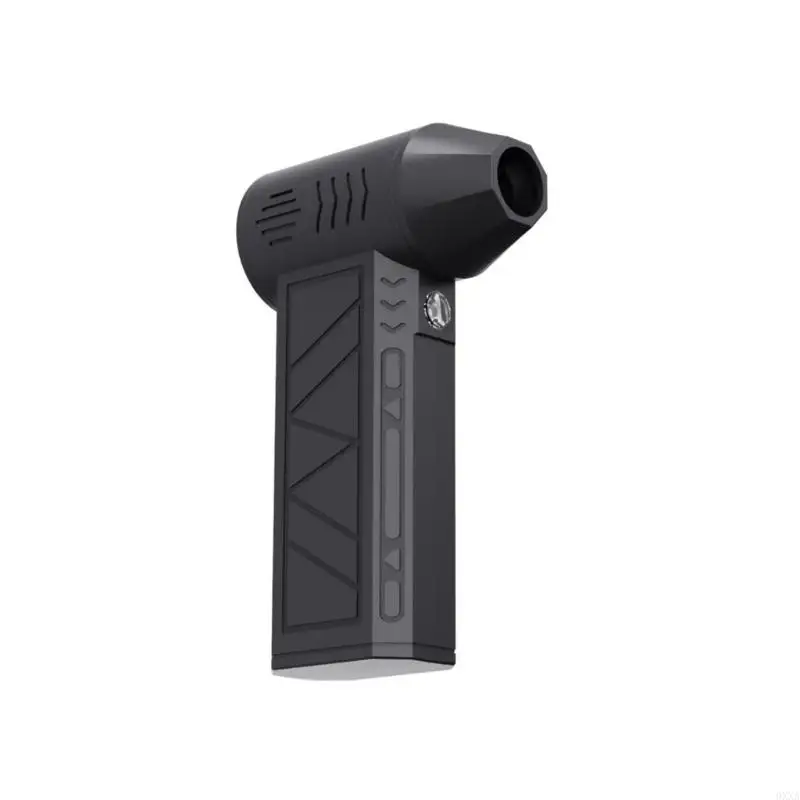 

0XXA Rechargeable Miniature Turbos Jet Fan 130000RPM Adjustable Wind Speed Blower for Home and Office Use Efficient Cleaning