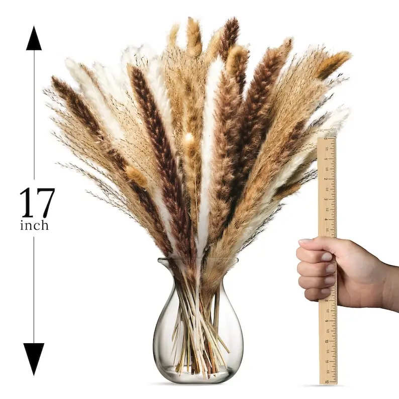 Dried Flowers Pampas Grass Flores Artificial Flowers Fake Wedding Decoration Fleurs Artificielles Naturelle Christmas Home Decor