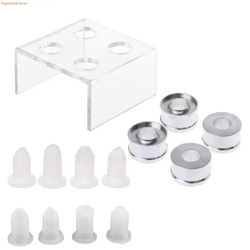 Q5WE 9 Pcs DIY Makeup Cosmetics Mold Lip Gloss Balm Fill Maker Molding Tools