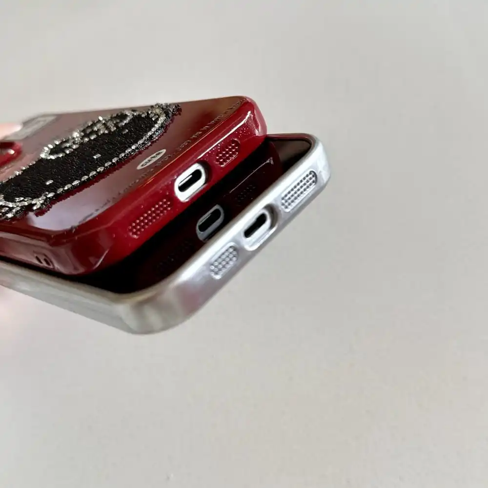 لطيف الكرتون أنيمي دور فلاش الماس مرحبا كيتي جراب هاتف آيفون 13 14 15 16 برو ماكس رائجة البيع المضادة للسقوط الغطاء الواقي