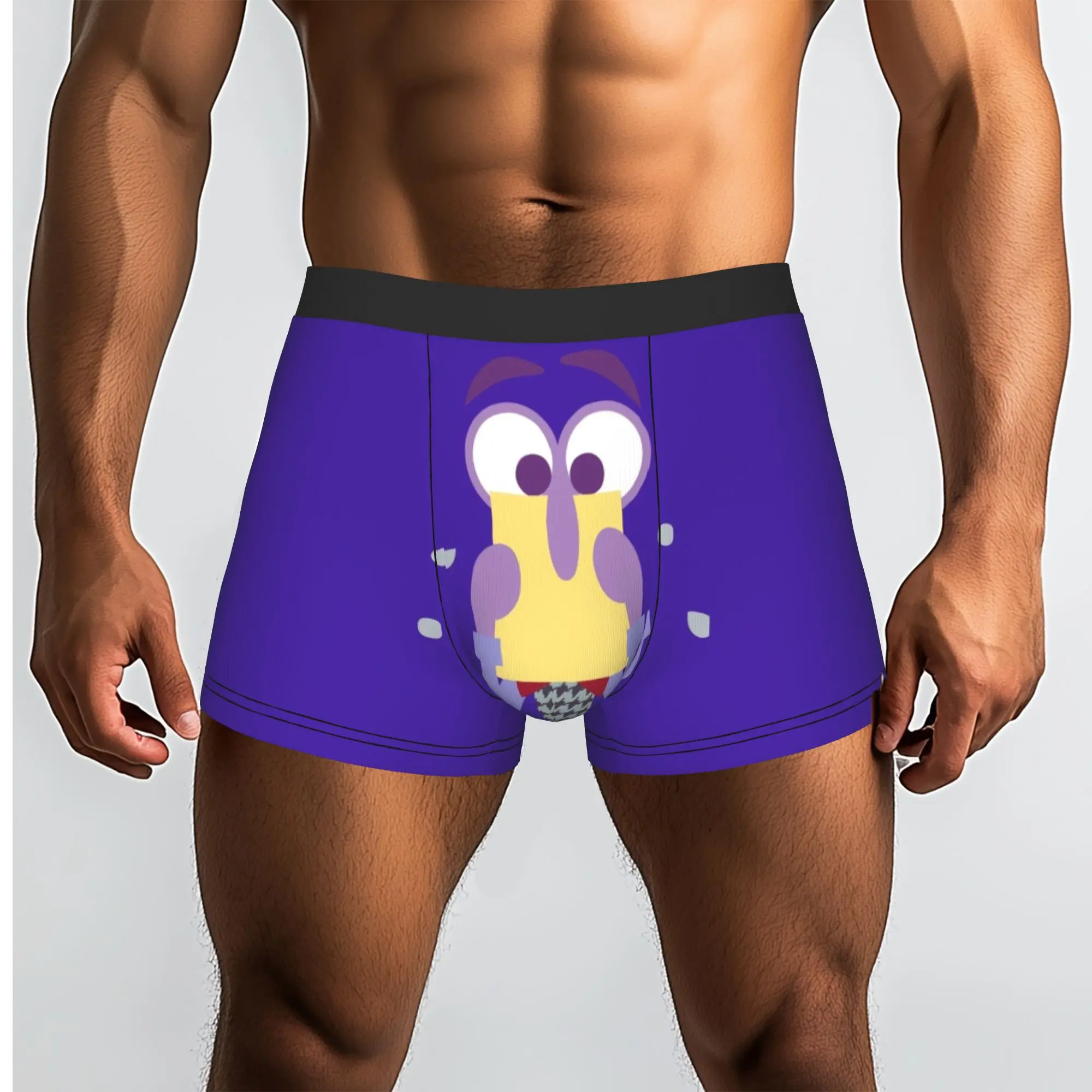 Customized Funny I-Insides Cartoon Out   Boxers Shorts Panties Men's Underpants Comfortable  Briefs Underwear