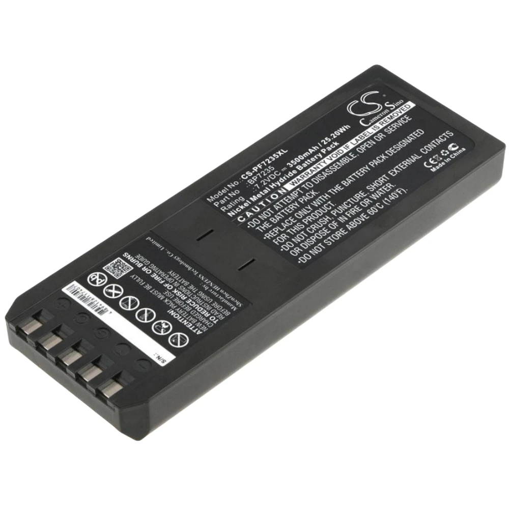 

Ni-MH Equipment, Survey, Test Battery for Fluke, 7.2V, 3500mAh, Compatible Models: 700 Calibrator, DSP-100, DSP-2000, DSP4100