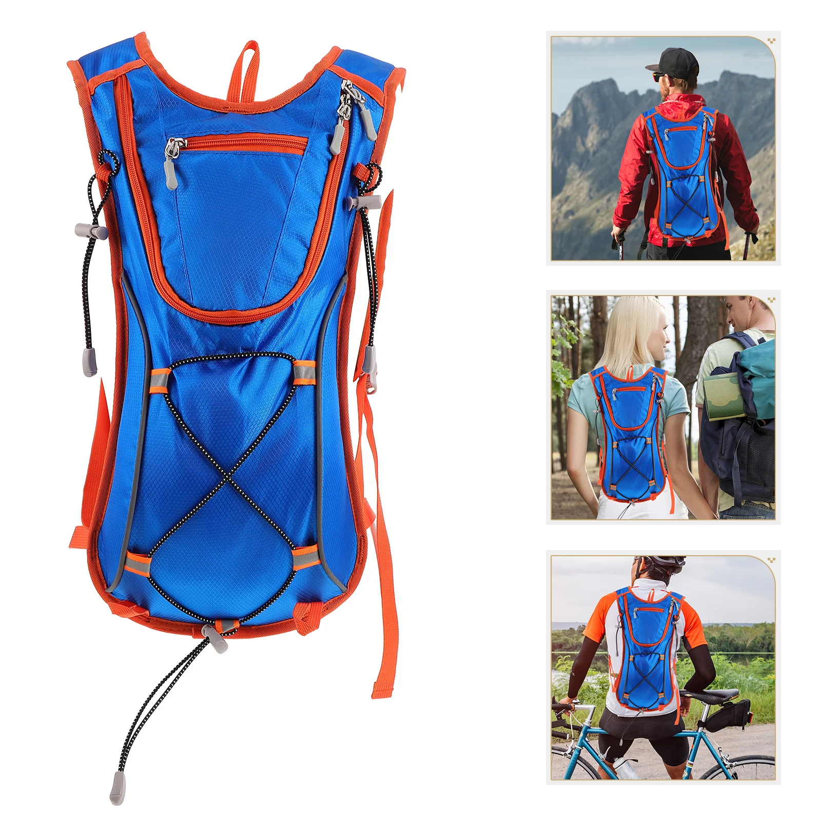 

Outdoor Backpack for Hiking Running Cycling Lightweight Water Backpack Ample Storage Adventure Gear Unisex Comfortable Close-Fit
